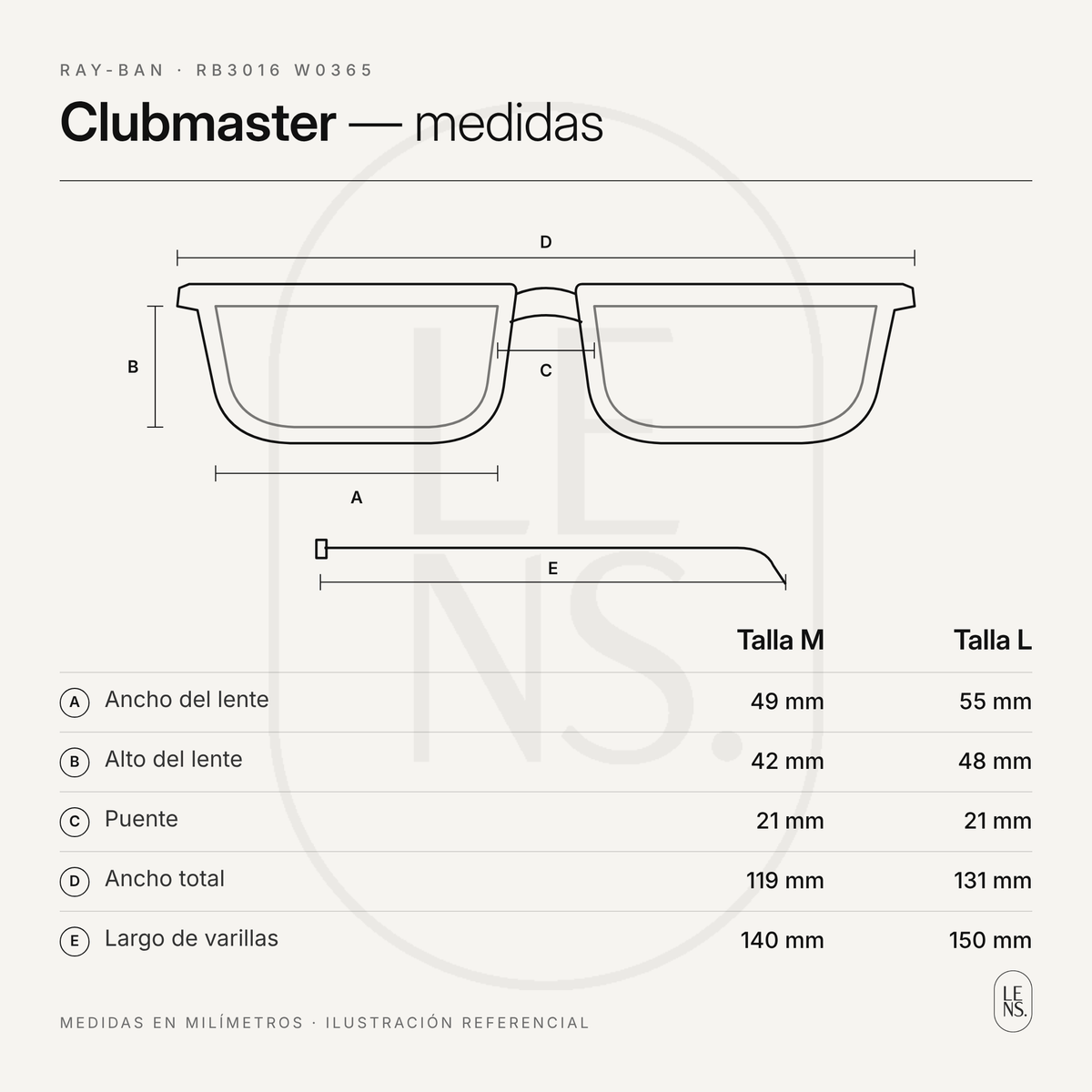 Ray-Ban Clubmaster – Gafas de Sol Verde G-15