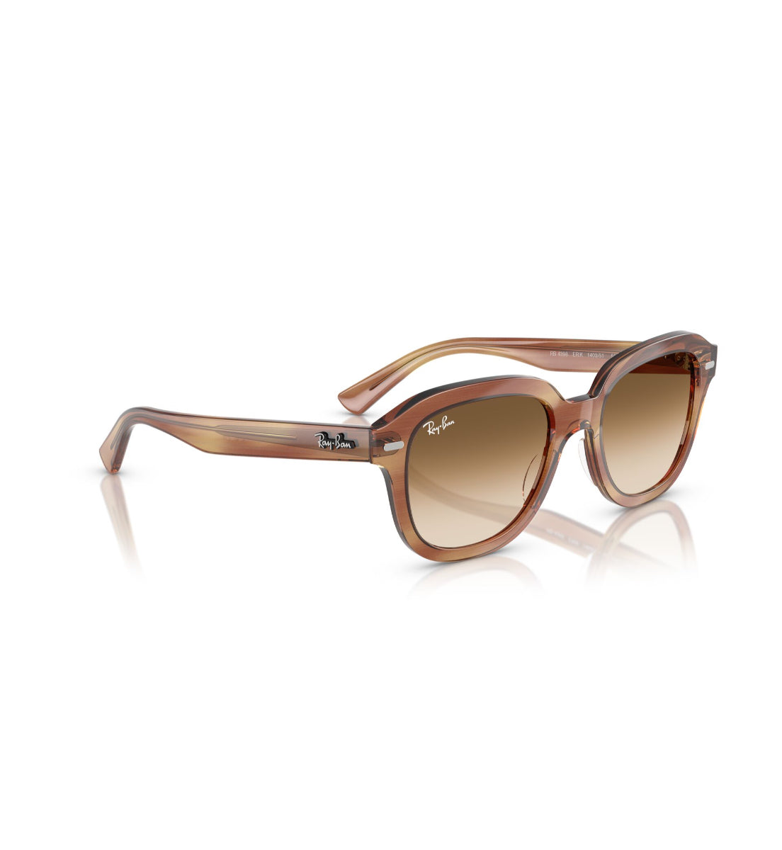Gafas De Sol Erik Marrón A Rayas Ray-Ban
